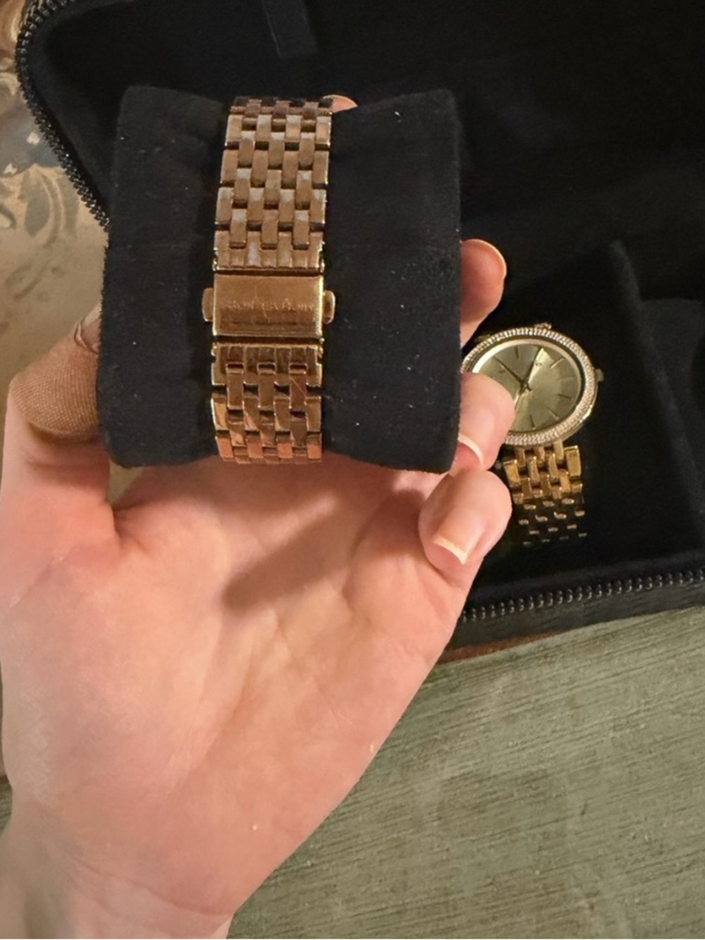 Michael Kors Rose Gold, Gold & Silver Trio Bracelet Watches - Picture 4 of 11